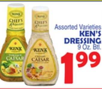 Bravo Supermarkets Ken's dressing offer