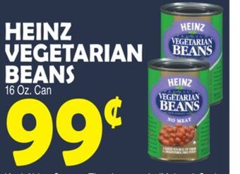 Bravo Supermarkets Heinz vegetarian beans offer