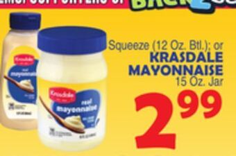 Bravo Supermarkets Krasdale mayonnaise offer
