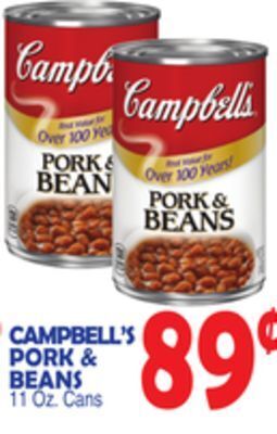 Bravo Supermarkets Campbell's pork & beans offer