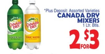 Bravo Supermarkets Canada dry mixers offer