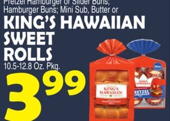 Bravo Supermarkets King's hawaiian sweet rolls offer