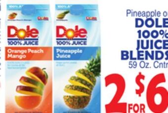 Bravo Supermarkets Dole 100% juice blends offer