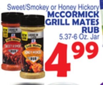 Bravo Supermarkets Mccormick grill mates rub offer