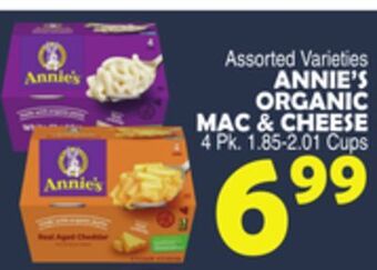 Bravo Supermarkets Annie's organic mac & cheese offer