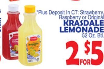 Bravo Supermarkets Krasdale lemonade offer