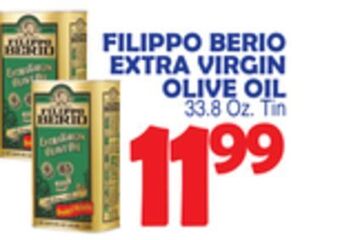 Bravo Supermarkets Filippo berio extra virgin olive oil offer