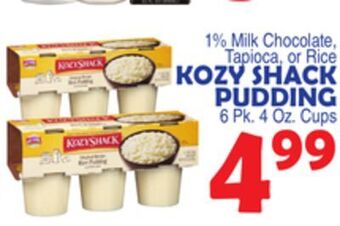 Bravo Supermarkets Kozy shack pudding offer