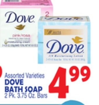 Bravo Supermarkets Dove bath soap offer
