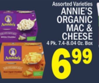 C Town Annie's organic mac & cheese offer