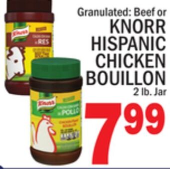 C Town Knorr hispanic chicken bouillon offer