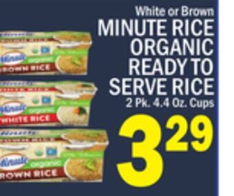 C Town Minute rice organic ready to serve rice offer