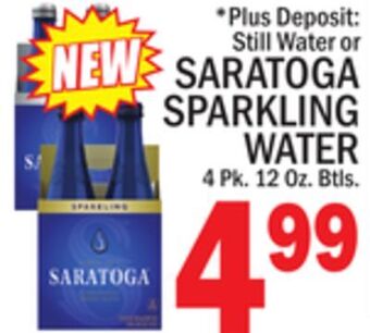 C Town Saratoga sparkling water offer