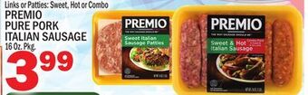 C Town Premio pure pork italian sausage offer