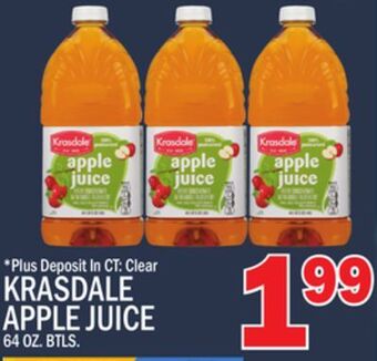 C Town Krasdale apple juice offer
