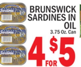 C Town Brunswick sardines in oil offer