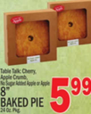 C Town 8 baked pie offer