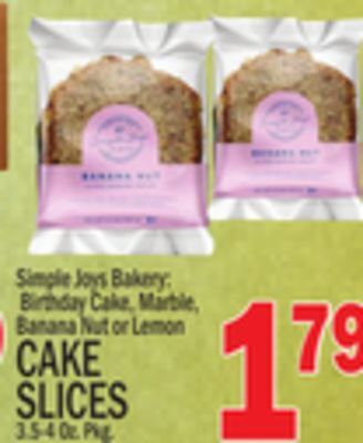 C Town Cake slices offer
