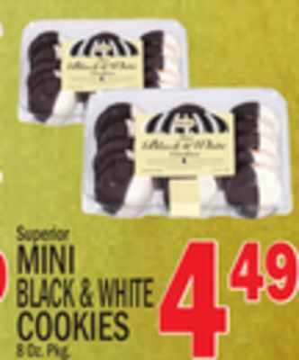 C Town Mini black & white cookies offer