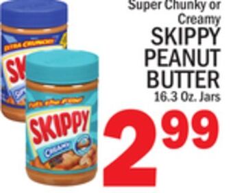 C Town Skippy peanut butter offer