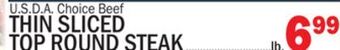 C Town Thin sliced top round steak offer