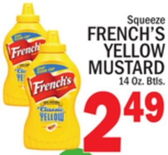 C Town French's yellow mustard offer