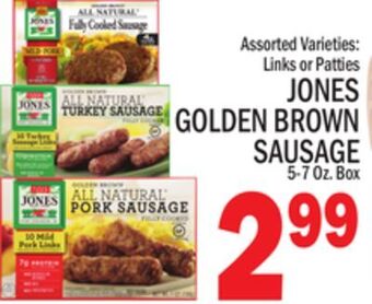 C Town Jones golden brown sausage offer