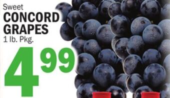 C Town Concord grapes offer