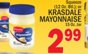 C Town Krasdale mayonnaise offer