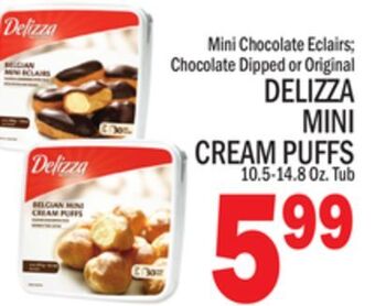 C Town Delizza mini cream puffs offer