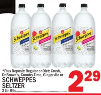 C Town Schweppes seltzer offer