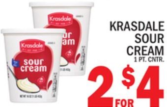 C Town Krasdale sour cream offer