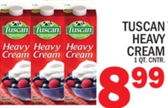 C Town Tuscan heavy cream offer