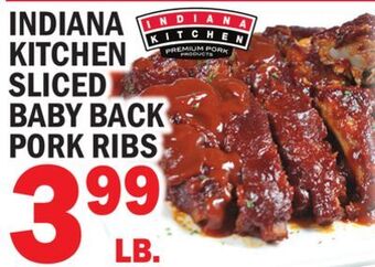 C Town Indiana kitchen sliced baby back pork ribs offer