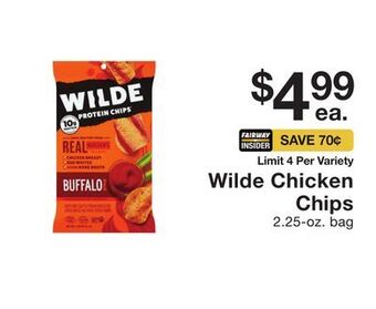 Fairway Store Market Wilde chicken chips offer