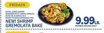 Kings Food Markets Shrimp gremolata bake offer