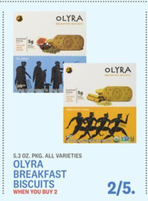 Kings Food Markets Olyra breakfast biscuits offer