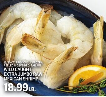 Kings Food Markets Wild caught extra jumbo raw mexican shrimp offer