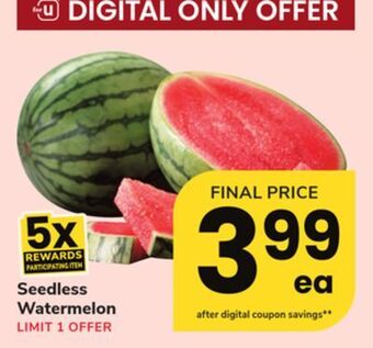 ACME Seedless watermelon offer