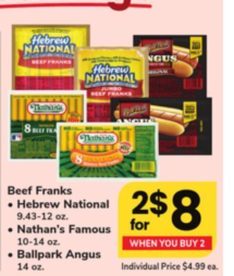 ACME Beef franks offer