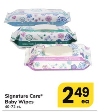 ACME Signature care baby wipes offer