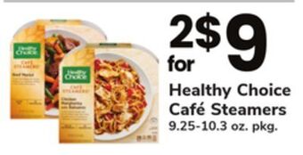 ACME Healthy choice café steamers offer