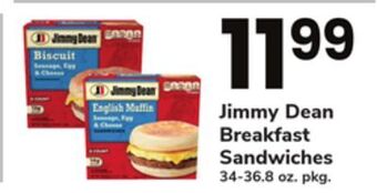 ACME Jimmy dean breakfast sandwiches offer
