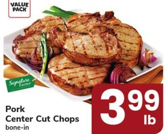 ACME Pork center cut chops offer