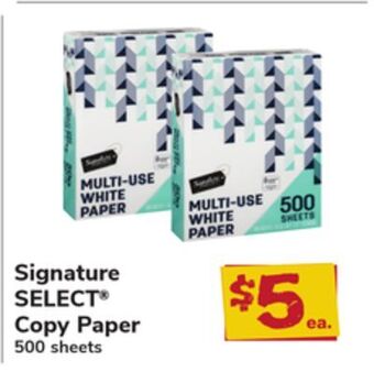 ACME Signature select copy paper offer