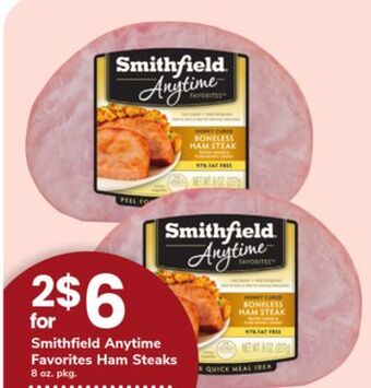 ACME Smithfield anytime favorites ham steaks offer