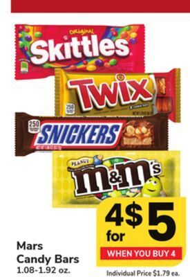 ACME Mars candy bars offer