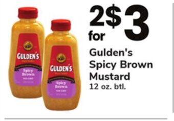 ACME Gulden's spicy brown mustard offer