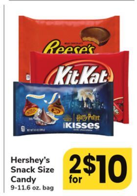 ACME Hershey's snack size candy offer