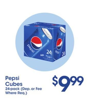 Price Rite Pepsi cubes offer